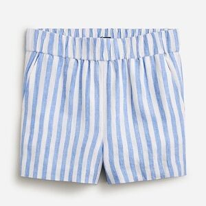 J. Crew Tropez Short In Striped Linen